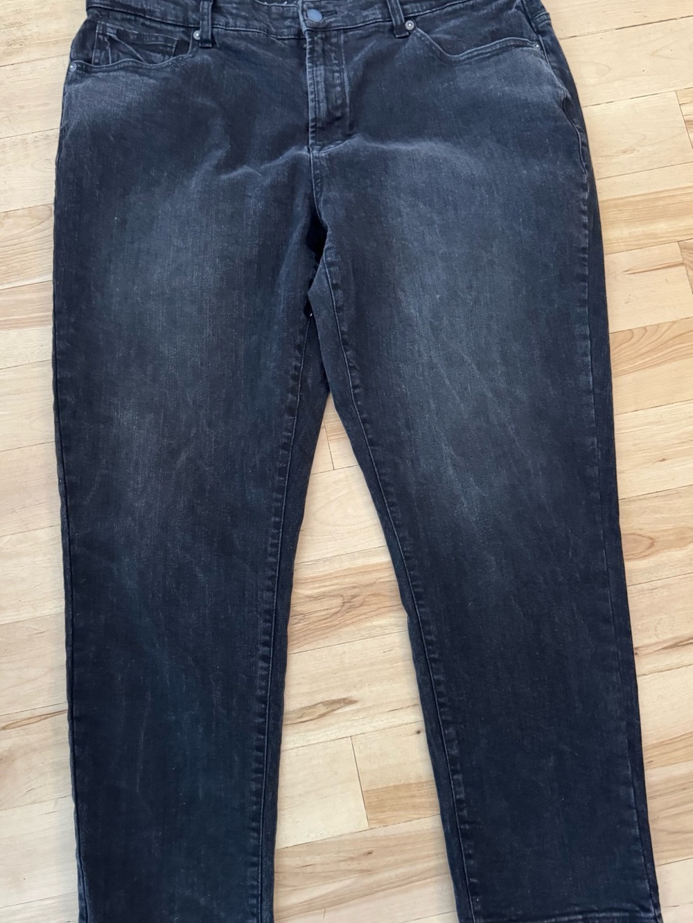Ted Baker Men's Washed Black Slim-Straight Jeans